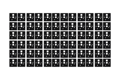KPrepublic PCB Switch Pad Pads Stickers Foam EVA PE PORON Material for gasket improve sound quality BM60 BM65 BM68 XD64 BM80