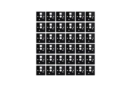 KPrepublic PCB Switch Pad Pads Stickers Foam EVA PE PORON Material for gasket improve sound quality BM60 BM65 BM68 XD64 BM80
