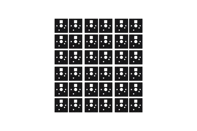KPrepublic PCB Switch Pad Pads Stickers Foam EVA PE PORON Material for gasket improve sound quality BM60 BM65 BM68 XD64 BM80