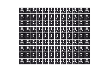 KPrepublic PCB Switch Pad Pads Stickers Foam EVA PE PORON Material for gasket improve sound quality BM60 BM65 BM68 XD64 BM80
