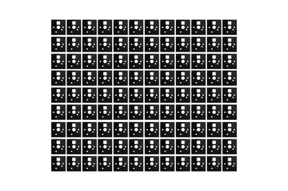 KPrepublic PCB Switch Pad Pads Stickers Foam EVA PE PORON Material for gasket improve sound quality BM60 BM65 BM68 XD64 BM80