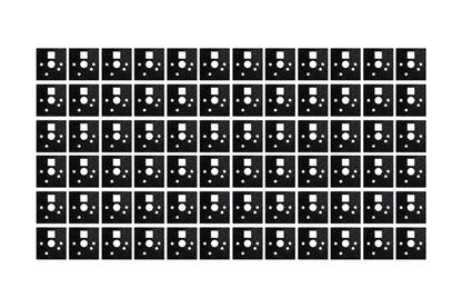 KPrepublic PCB Switch Pad Pads Stickers Foam EVA PE PORON Material for gasket improve sound quality BM60 BM65 BM68 XD64 BM80