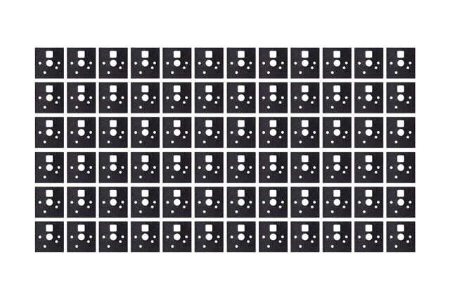 KPrepublic PCB Switch Pad Pads Stickers Foam EVA PE PORON Material for gasket improve sound quality BM60 BM65 BM68 XD64 BM80