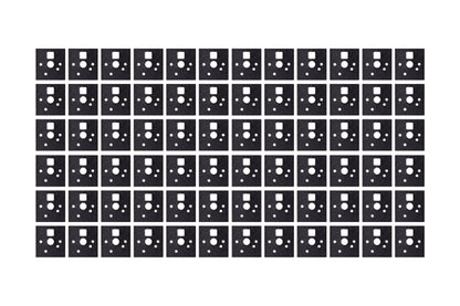 KPrepublic PCB Switch Pad Pads Stickers Foam EVA PE PORON Material for gasket improve sound quality BM60 BM65 BM68 XD64 BM80