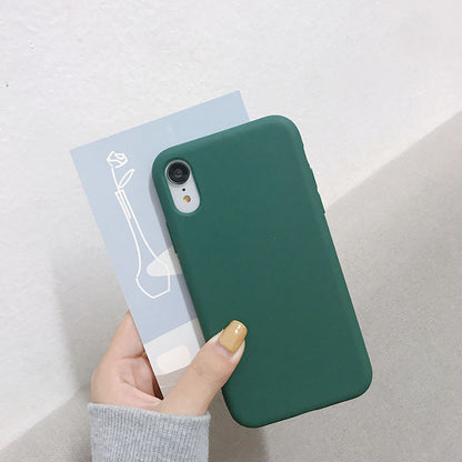 Luxury Silicone Phone Case for iPhone 11 13 12 Pro Max mini Soft Candy Cover for iPhone iPhone XR XS X 6 6S 7 8 Plus Cases