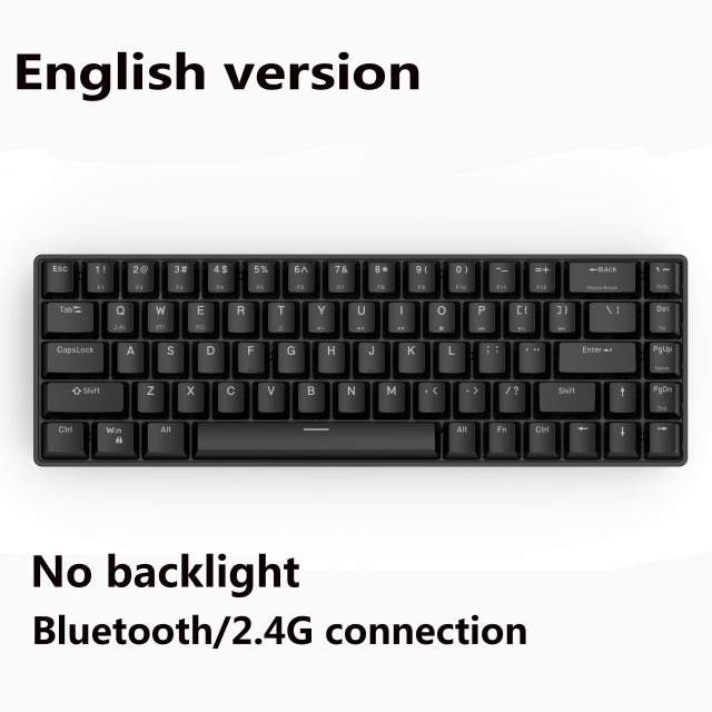 Metoo mini Portable Wireless bluetooth  mechanical Keyboard Red Switch Gaming Keyboard type-c-USB For Desktop Tablet Laptop
