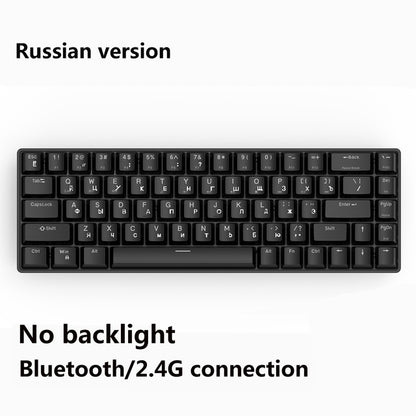 Metoo mini Portable Wireless bluetooth  mechanical Keyboard Red Switch Gaming Keyboard type-c-USB For Desktop Tablet Laptop