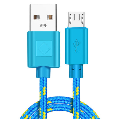 Micro USB Cable 2m 3m 2.4A Fast Charging USB Microusb Data Mobile Phone Cable for Samsung S6 S7 Huawei HTC Android Tablet Cable