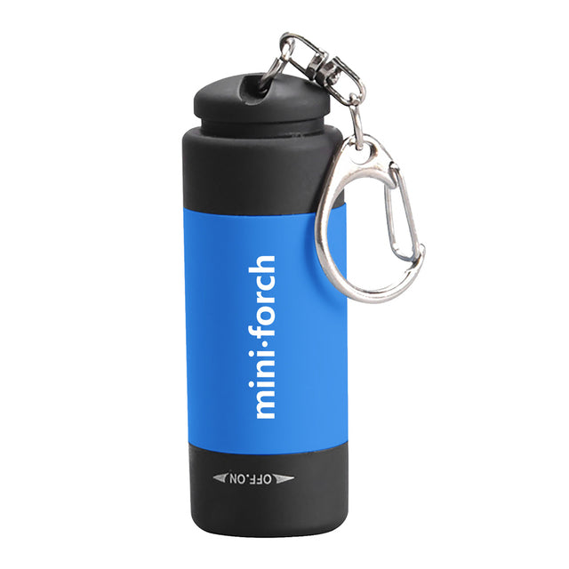 Mini Portable Torch USB Rechargeable LED Light Flashlight Lamp Waterproof Multicolor Camping Flashlights Gift Keychain Lighting
