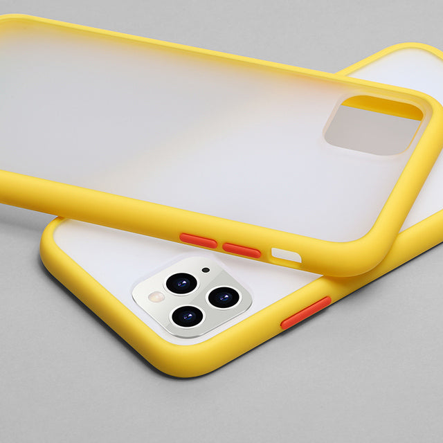 Mint Simple Matte Bumper Phone Case for iphone 11 Pro XR X XS Max 12 13 6 8 7 Plus Shockproof Soft TPU Silicone Clear Case Cover
