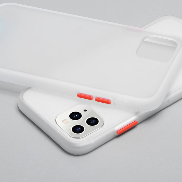 Mint Simple Matte Bumper Phone Case for iphone 11 Pro XR X XS Max 12 13 6 8 7 Plus Shockproof Soft TPU Silicone Clear Case Cover