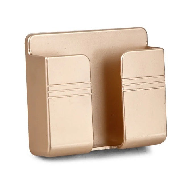 NEW Mobile Phone Holder Wall Mounted Organizer Storage Box Wall Charger Hook Cable Charging Dock Multifunction Holder Stand