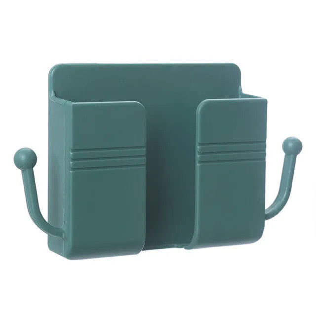 NEW Mobile Phone Holder Wall Mounted Organizer Storage Box Wall Charger Hook Cable Charging Dock Multifunction Holder Stand