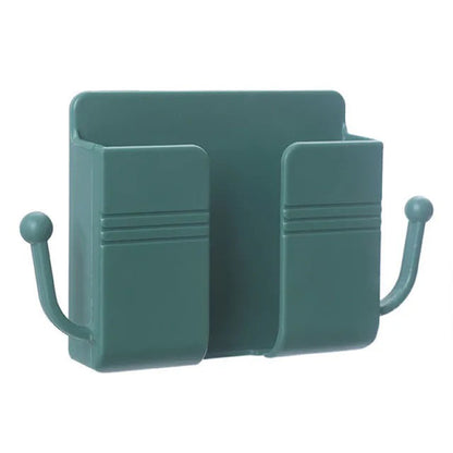 NEW Mobile Phone Holder Wall Mounted Organizer Storage Box Wall Charger Hook Cable Charging Dock Multifunction Holder Stand