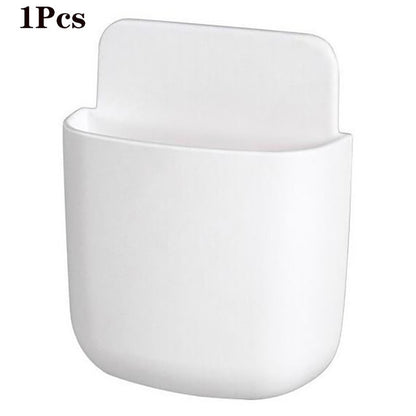 NEW Mobile Phone Holder Wall Mounted Organizer Storage Box Wall Charger Hook Cable Charging Dock Multifunction Holder Stand