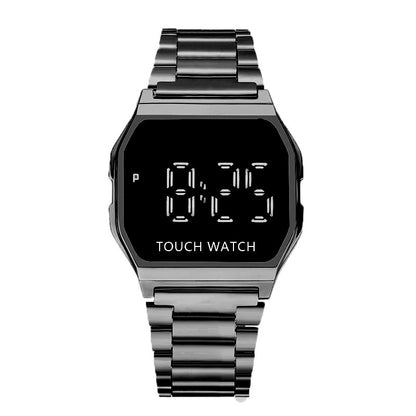 New Magic Color Touch Watches Men Women Electronic Digital Display Retro Style Clock Men's Relogio Masculin Reloj Hombre homme