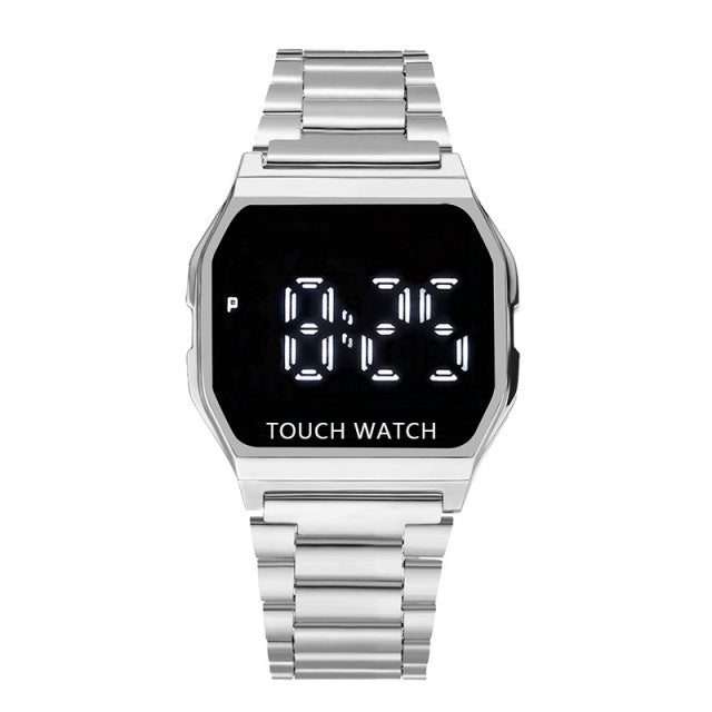New Magic Color Touch Watches Men Women Electronic Digital Display Retro Style Clock Men's Relogio Masculin Reloj Hombre homme