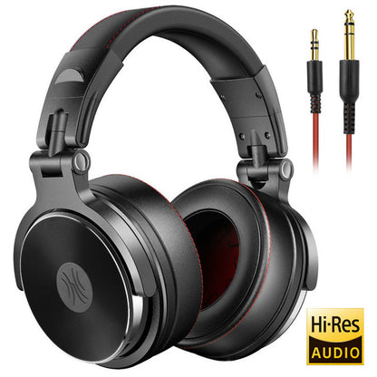Oneodio Professional Studio DJ Headphones With Microphone Over Ear Wired Earphones HiFi Monitors Foldable Gaming Headset For PC