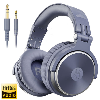 Oneodio Professional Studio DJ Headphones With Microphone Over Ear Wired Earphones HiFi Monitors Foldable Gaming Headset For PC