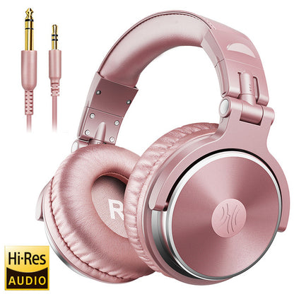 Oneodio Professional Studio DJ Headphones With Microphone Over Ear Wired Earphones HiFi Monitors Foldable Gaming Headset For PC
