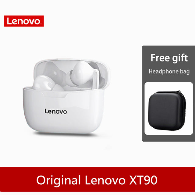 Original Lenovo XT90 TWS True Wireless Bluetooth 5.0 Earphones Touch Control Mini Earbuds Sport Handsfree Headset Headphones