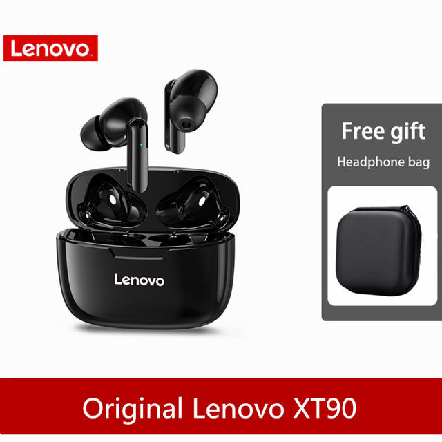 Original Lenovo XT90 TWS True Wireless Bluetooth 5.0 Earphones Touch Control Mini Earbuds Sport Handsfree Headset Headphones