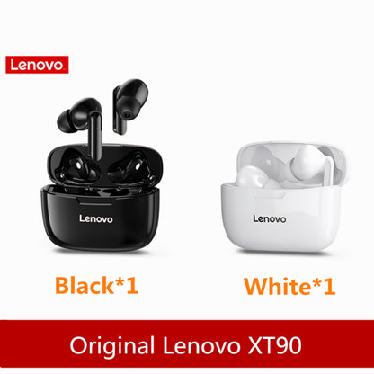 Original Lenovo XT90 TWS True Wireless Bluetooth 5.0 Earphones Touch Control Mini Earbuds Sport Handsfree Headset Headphones