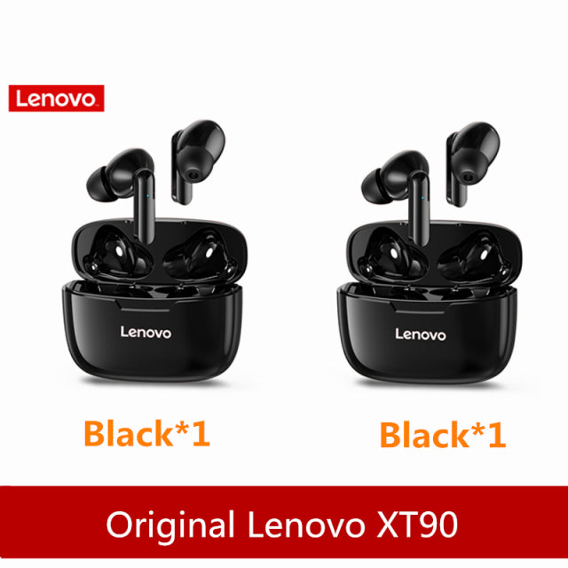 Original Lenovo XT90 TWS True Wireless Bluetooth 5.0 Earphones Touch Control Mini Earbuds Sport Handsfree Headset Headphones