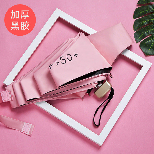 Phone Size Mini Pocket Women's Umbrella Male Man Ultralight Rain Sun Umbrella Girls Anti UV Portable Folding Umbrella Parasol