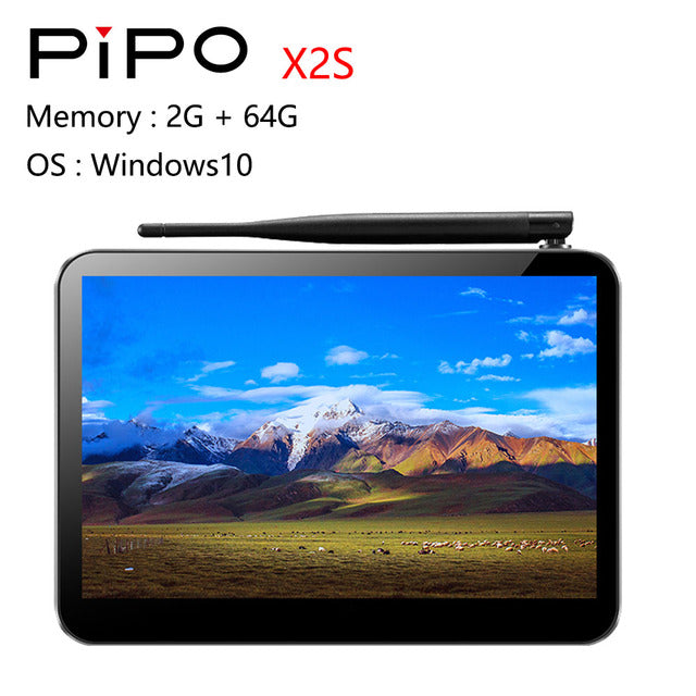 Pipo X2S Mini PC 8 inch 1280*800 IPS Screen Windows10 Tablet  PC Z3735F 2G Ram 64G Rom TV Box BT4.0 Wifi RJ45 Computer