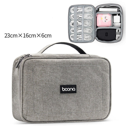 Portable Electronic Earphone Case Wires Charger Digital USB Gadget Cable Bag Charger Organizer Zipper Storage Pouch Accessories