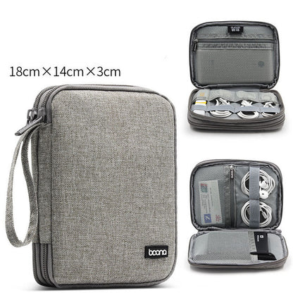 Portable Electronic Earphone Case Wires Charger Digital USB Gadget Cable Bag Charger Organizer Zipper Storage Pouch Accessories