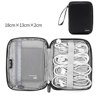Portable Electronic Earphone Case Wires Charger Digital USB Gadget Cable Bag Charger Organizer Zipper Storage Pouch Accessories