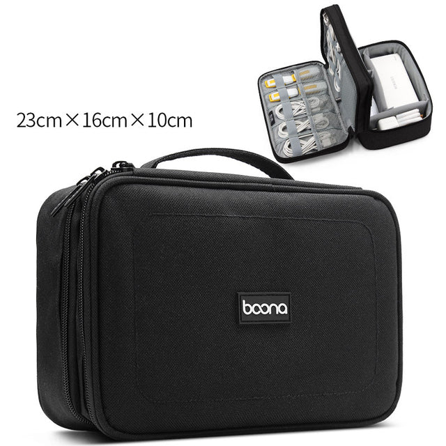 Portable Electronic Earphone Case Wires Charger Digital USB Gadget Cable Bag Charger Organizer Zipper Storage Pouch Accessories