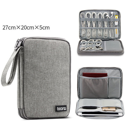 Portable Electronic Earphone Case Wires Charger Digital USB Gadget Cable Bag Charger Organizer Zipper Storage Pouch Accessories