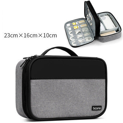 Portable Electronic Earphone Case Wires Charger Digital USB Gadget Cable Bag Charger Organizer Zipper Storage Pouch Accessories