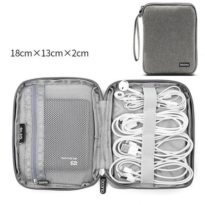 Portable Electronic Earphone Case Wires Charger Digital USB Gadget Cable Bag Charger Organizer Zipper Storage Pouch Accessories