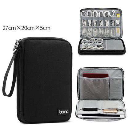 Portable Electronic Earphone Case Wires Charger Digital USB Gadget Cable Bag Charger Organizer Zipper Storage Pouch Accessories