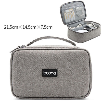Portable Electronic Earphone Case Wires Charger Digital USB Gadget Cable Bag Charger Organizer Zipper Storage Pouch Accessories