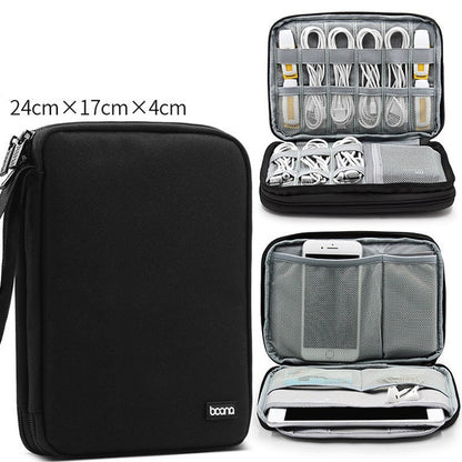 Portable Electronic Earphone Case Wires Charger Digital USB Gadget Cable Bag Charger Organizer Zipper Storage Pouch Accessories