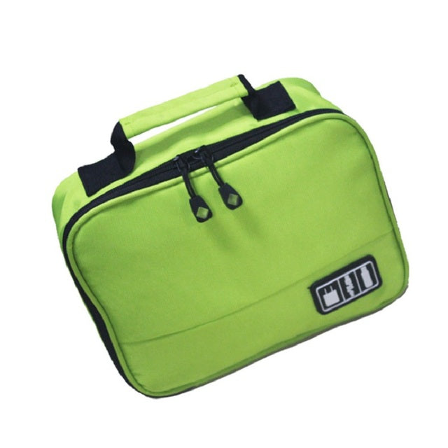 SEREQI Digital Storage Bag Pouch Earphone Data Cables USB Flash Drives Travel Electronic Accessories Organizer Case