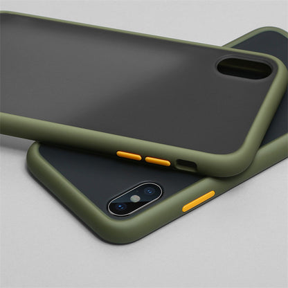 Transparent Matte Frame Phone Case For Xiaomi Redmi A3 9 Note 6 7 7S 7A 8A 8T  8 Pro K20 Mi 9T 10 Pro Lite Silicone Back Cover