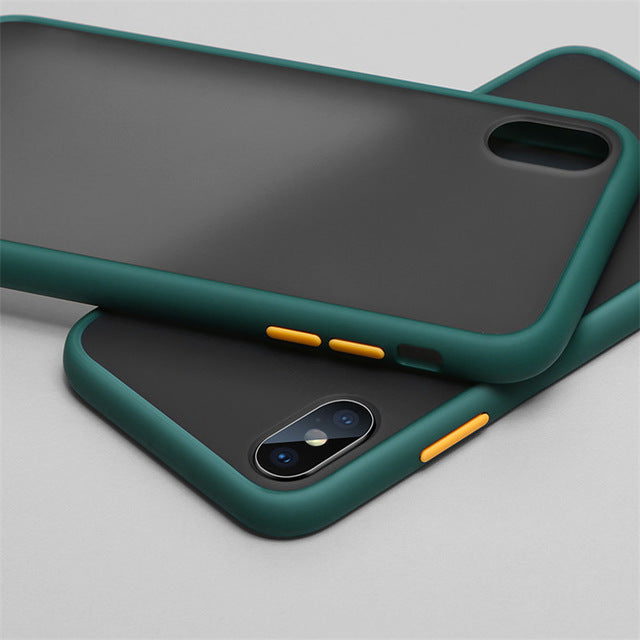 Transparent Matte Frame Phone Case For Xiaomi Redmi A3 9 Note 6 7 7S 7A 8A 8T  8 Pro K20 Mi 9T 10 Pro Lite Silicone Back Cover