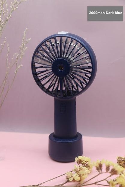 Water Spray Mist Fan Electric Usb Rechargeable Handheld Mini Fan Battery Portable Cooling Outdoor Air Conditioner Humidifier