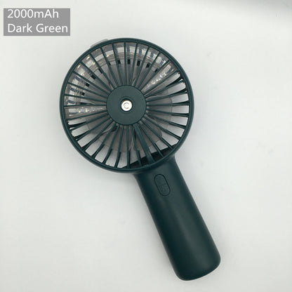 Water Spray Mist Fan Electric Usb Rechargeable Handheld Mini Fan Battery Portable Cooling Outdoor Air Conditioner Humidifier