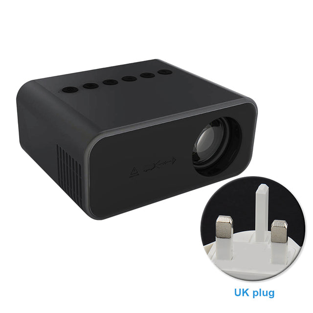 With LED Light Support Mobile Phone Home Media Android Mini Projector Television AV Portable USB Audio Video Player Theater ABS